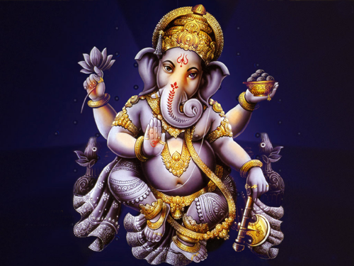 The God of Giving Sucess . It is believed that for becoming a successful man and woman Ganapati plays a very vital role